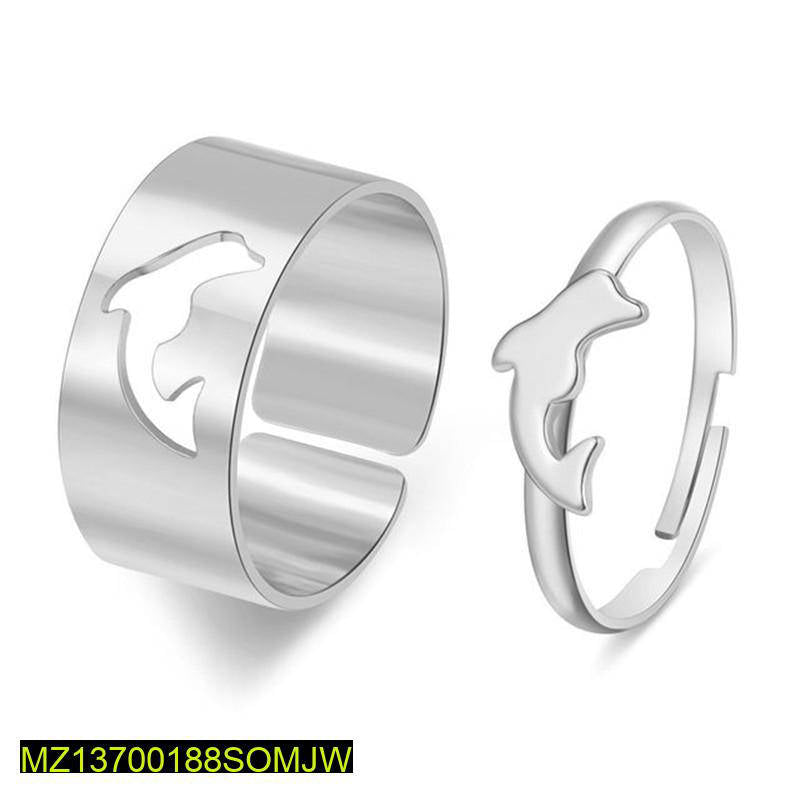 Dolphin Tangled Rings for Couples, Adjustable, Premium Quality, Affordable