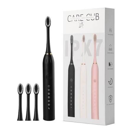 X-3 Sonic Rechargeable Electric Toothbrush With 2 Extra Heads | USB Charging Rechargeable Total Washable Electronic Whitening Teeth Brush For Oral Care
