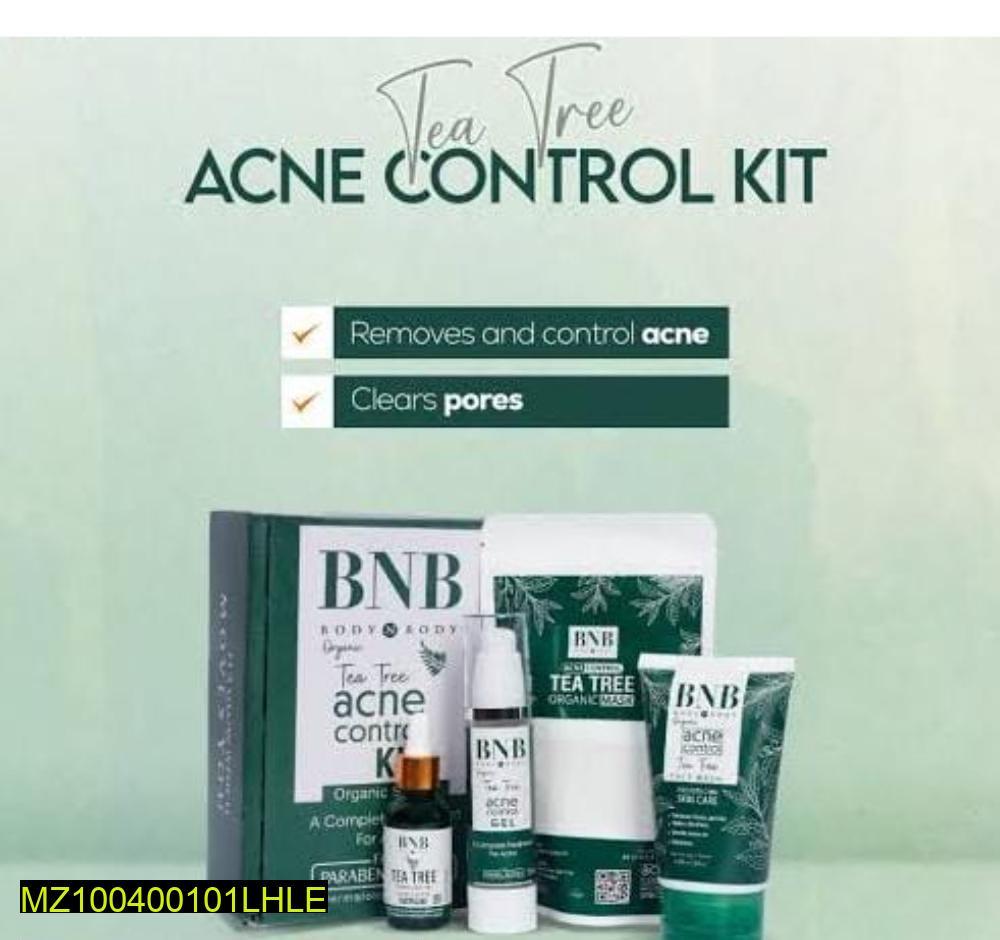 Tea Tree Acne Control Kit 4-Step Organic Skin Care