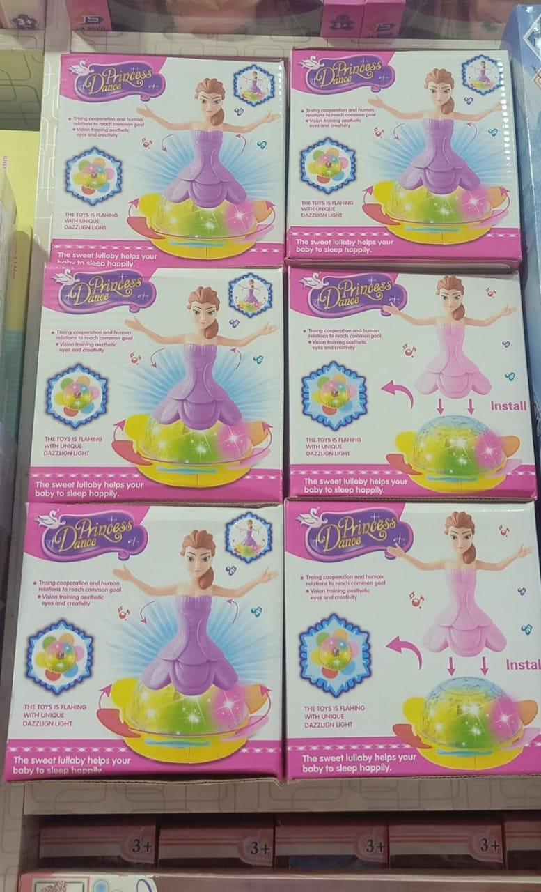 Electric Drive Doll Set for Girls 1-10 Years Pink Multicolor