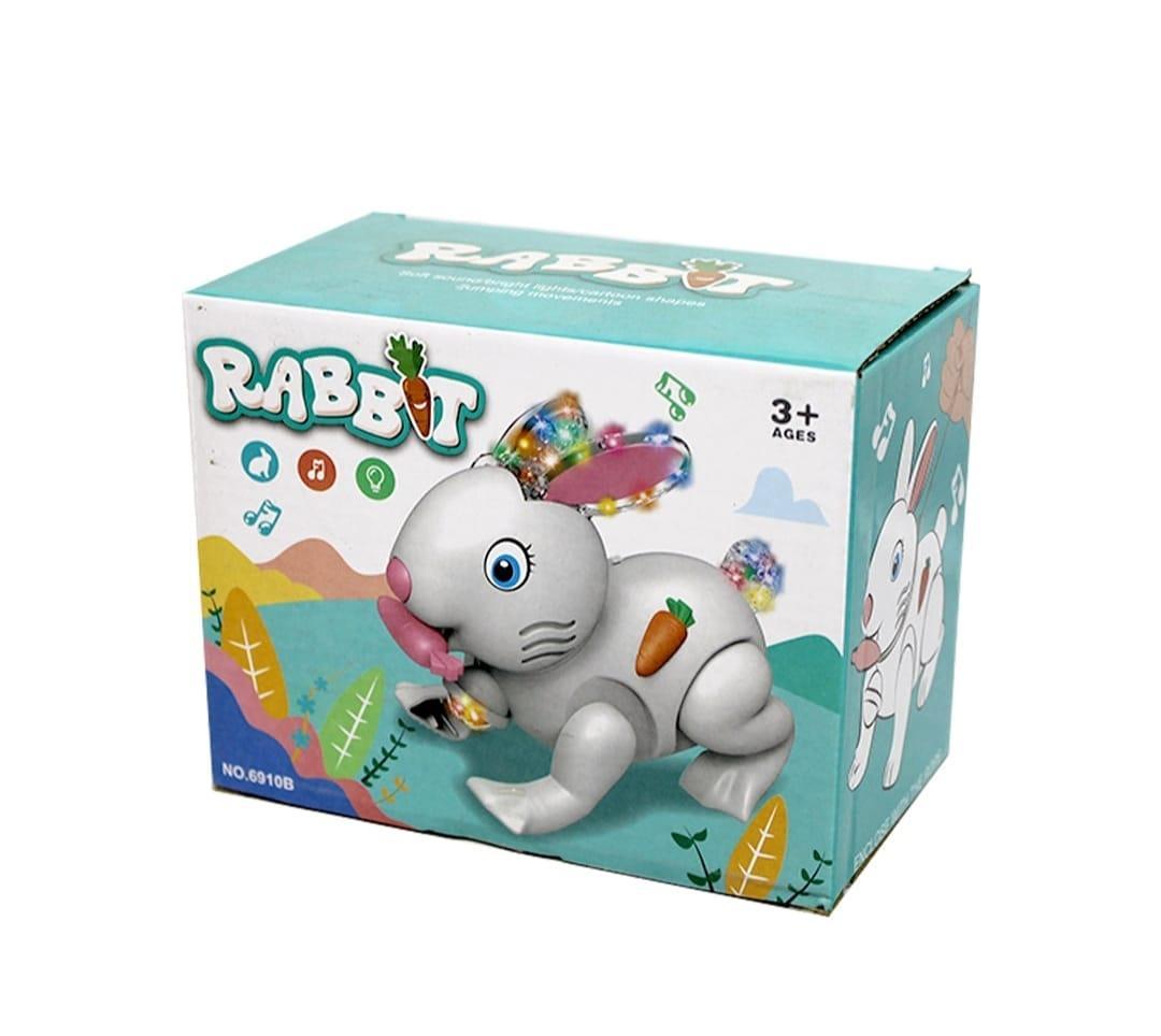 Electric Rabbit Toy White 3M No Battery Kids Play