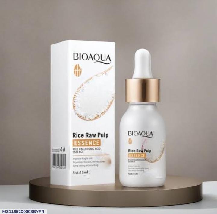Premium Hydrating Serum 15ml Glass Bottle with Gold Dropper
