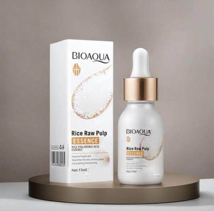 Premium Hydrating Serum 15ml Glass Bottle with Gold Dropper