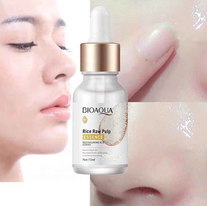 Premium Hydrating Serum 15ml Glass Bottle with Gold Dropper