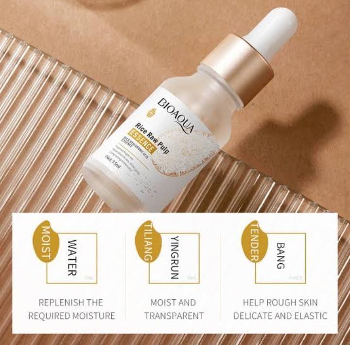 Premium Hydrating Serum 15ml Glass Bottle with Gold Dropper