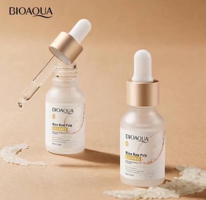 Premium Hydrating Serum 15ml Glass Bottle with Gold Dropper