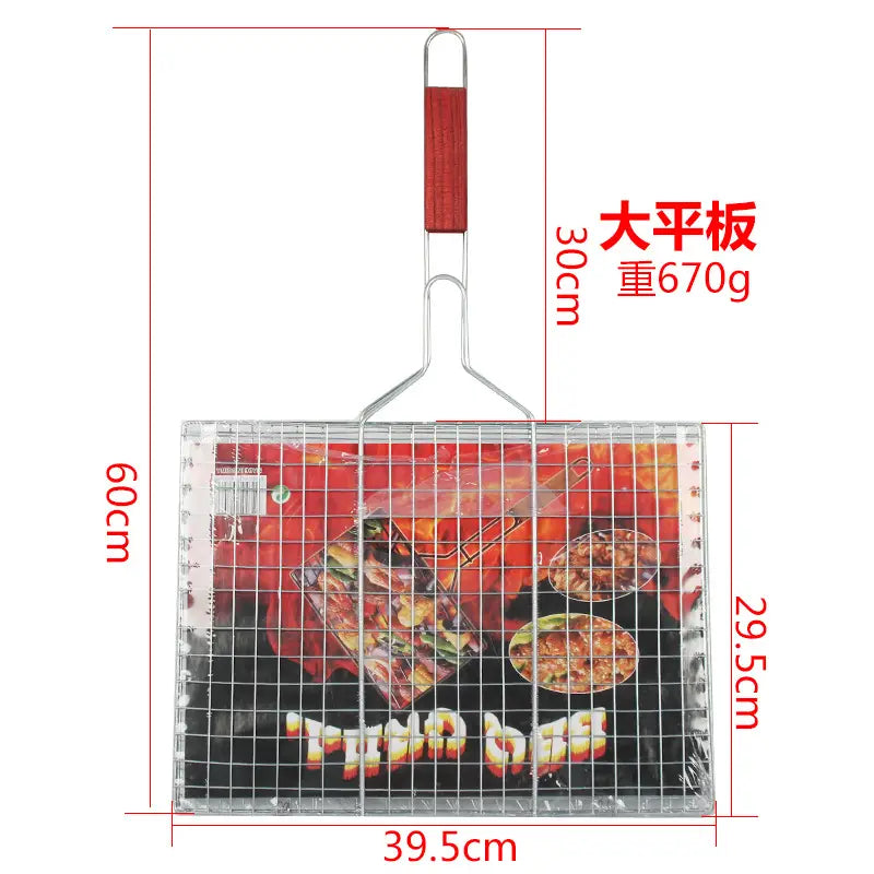 Premium BBQ Net Rack Set for Fish Chicken Kebabs
