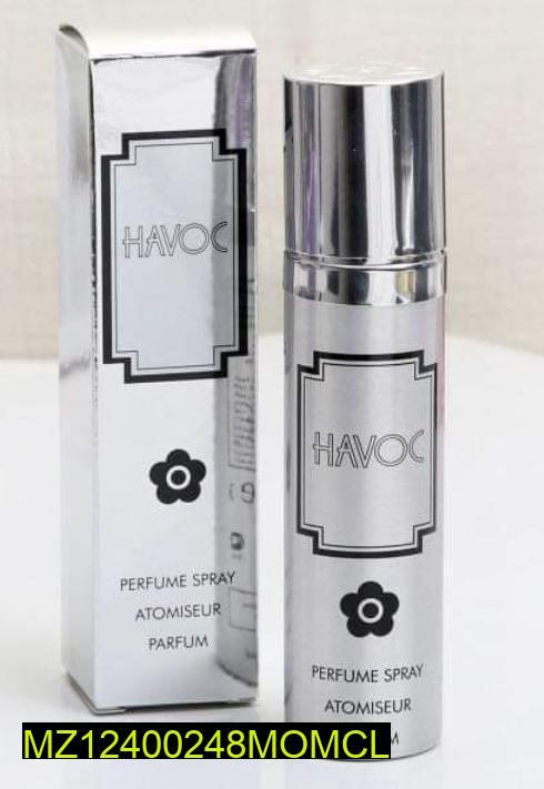 HAVOC Perfume Spray 75ml Silver Glass Bottle