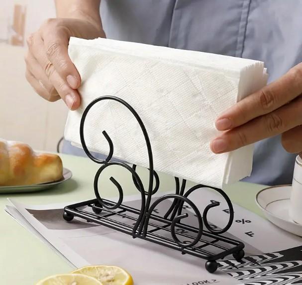Golden Swirl Tissue Holder for Home Decor