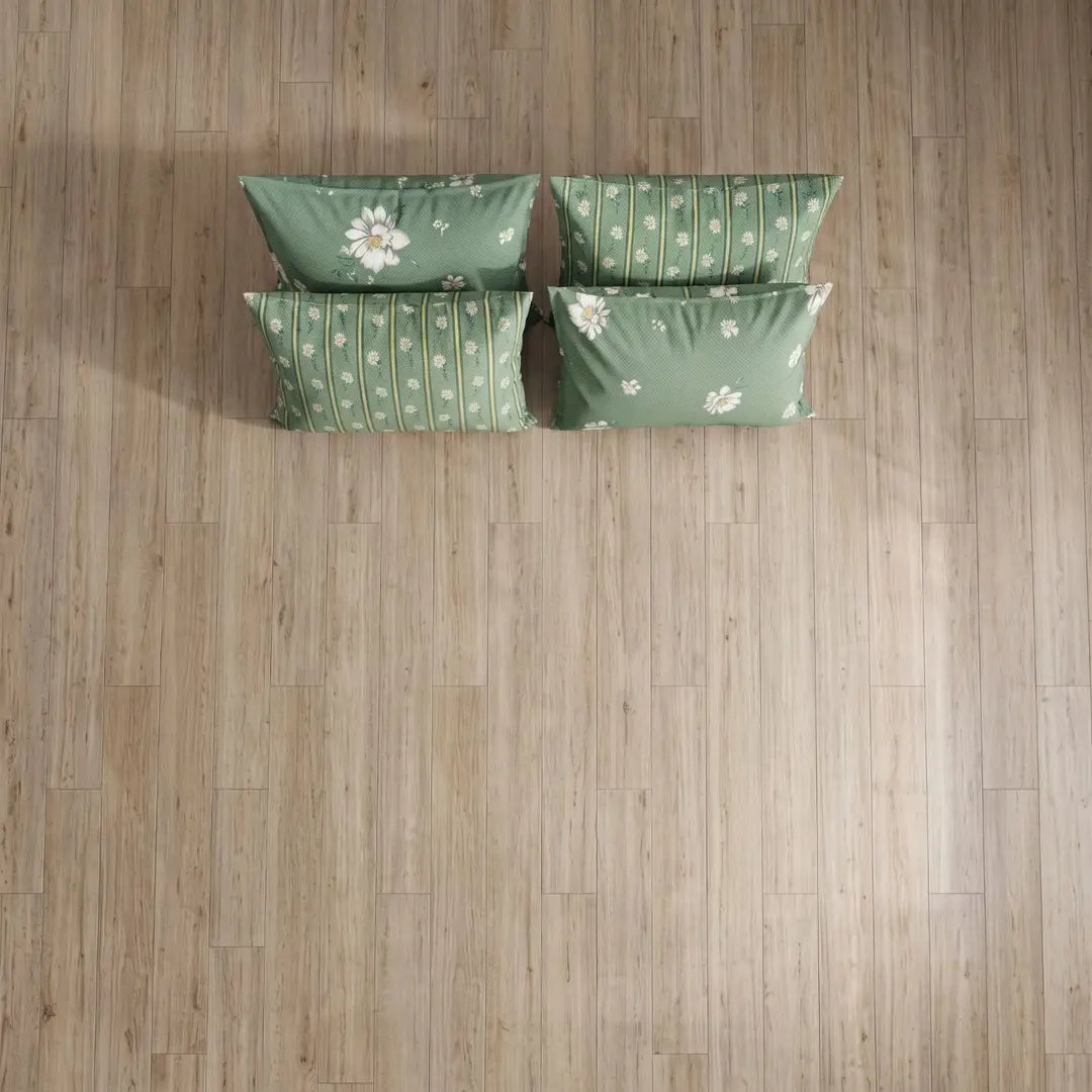 Exclusive 6 Pcs Cotton Salonica Printed Double Razai Set