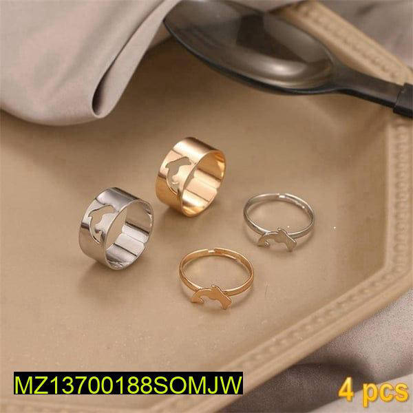 Dolphin Tangled Rings for Couples, Adjustable, Premium Quality, Affordable