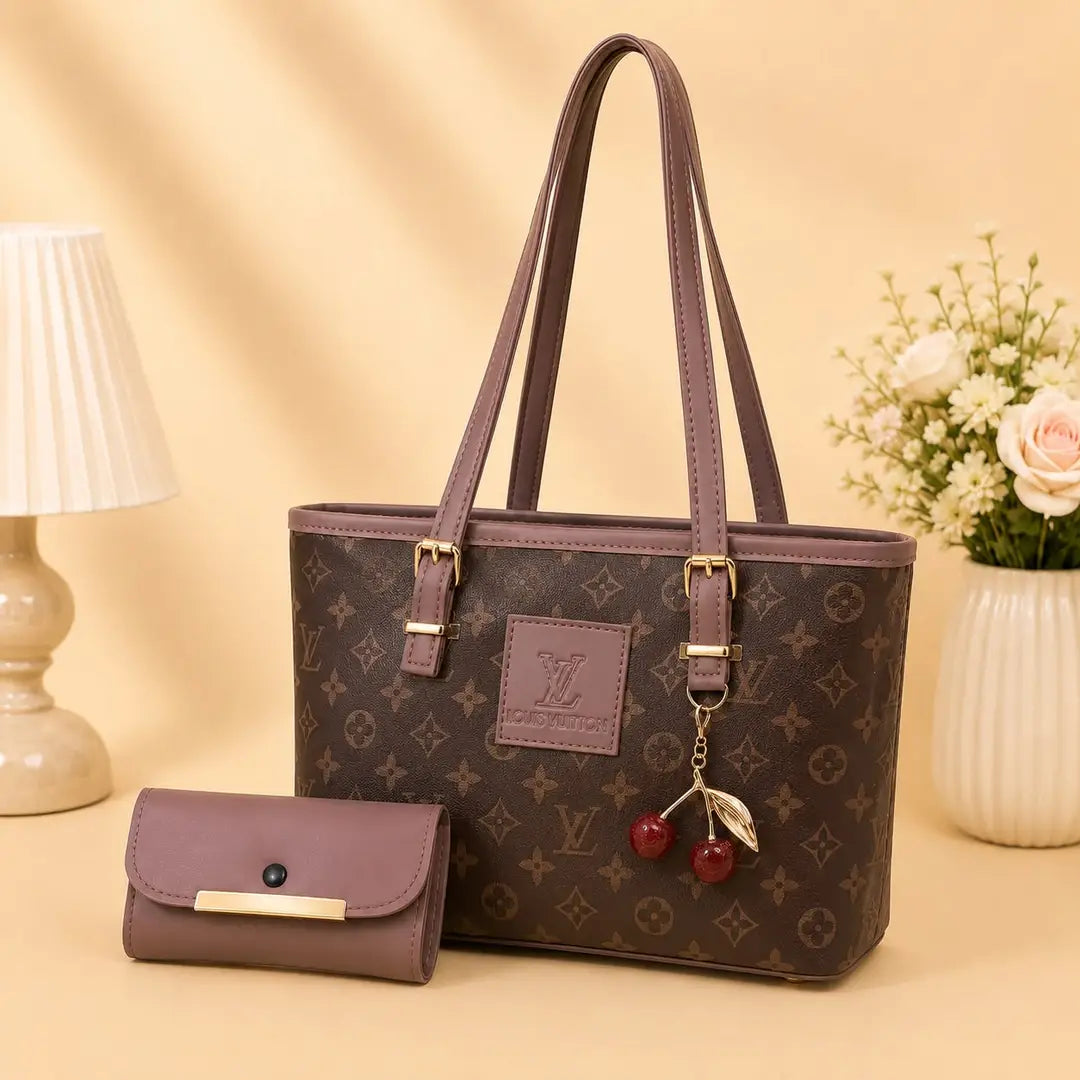 Women's Leather Plain Shoulder Bag
