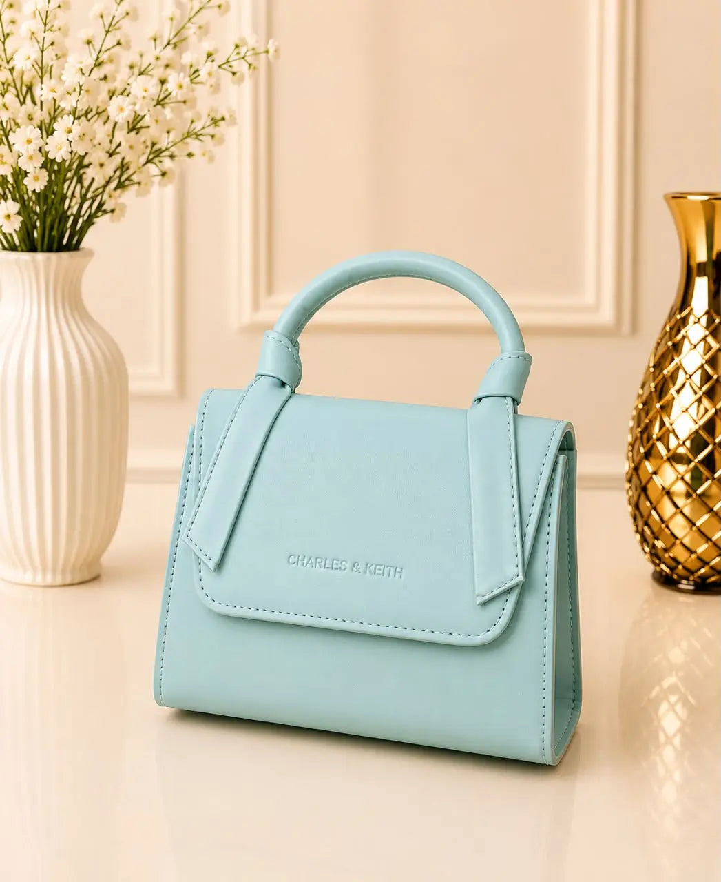 Women's Leather Plain Hand Bag