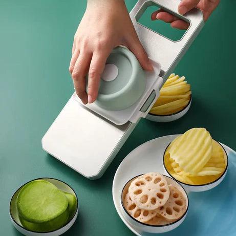 Multicolor Manual Food Chopper 35cm Non-Slip Grip