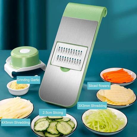 Multicolor Manual Food Chopper 35cm Non-Slip Grip