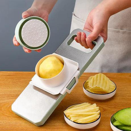 Multicolor Manual Food Chopper 35cm Non-Slip Grip