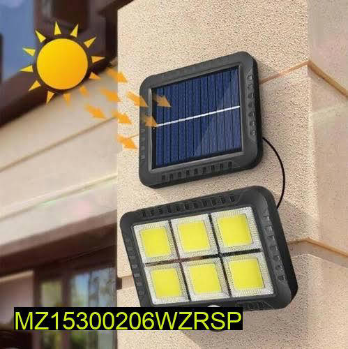 Split Solar Wall Lamp 30W Rechargeable ABS Acrylic