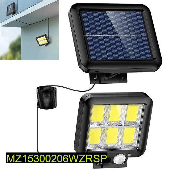Split Solar Wall Lamp 30W Rechargeable ABS Acrylic
