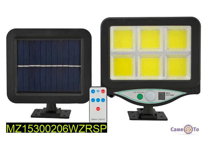 Split Solar Wall Lamp 30W Rechargeable ABS Acrylic
