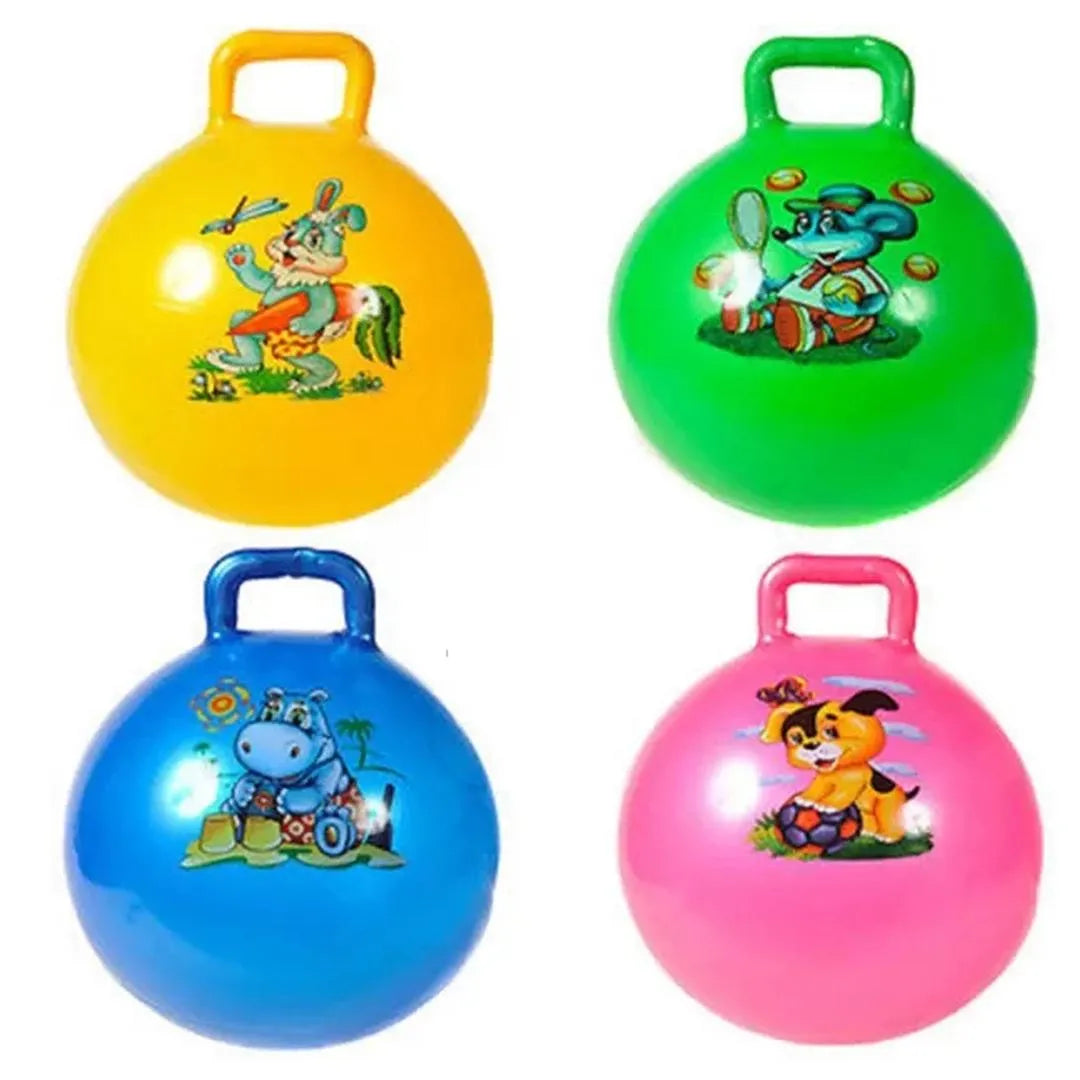 Multicolor Silicone Jumping Ball for Kids 1-12 Years