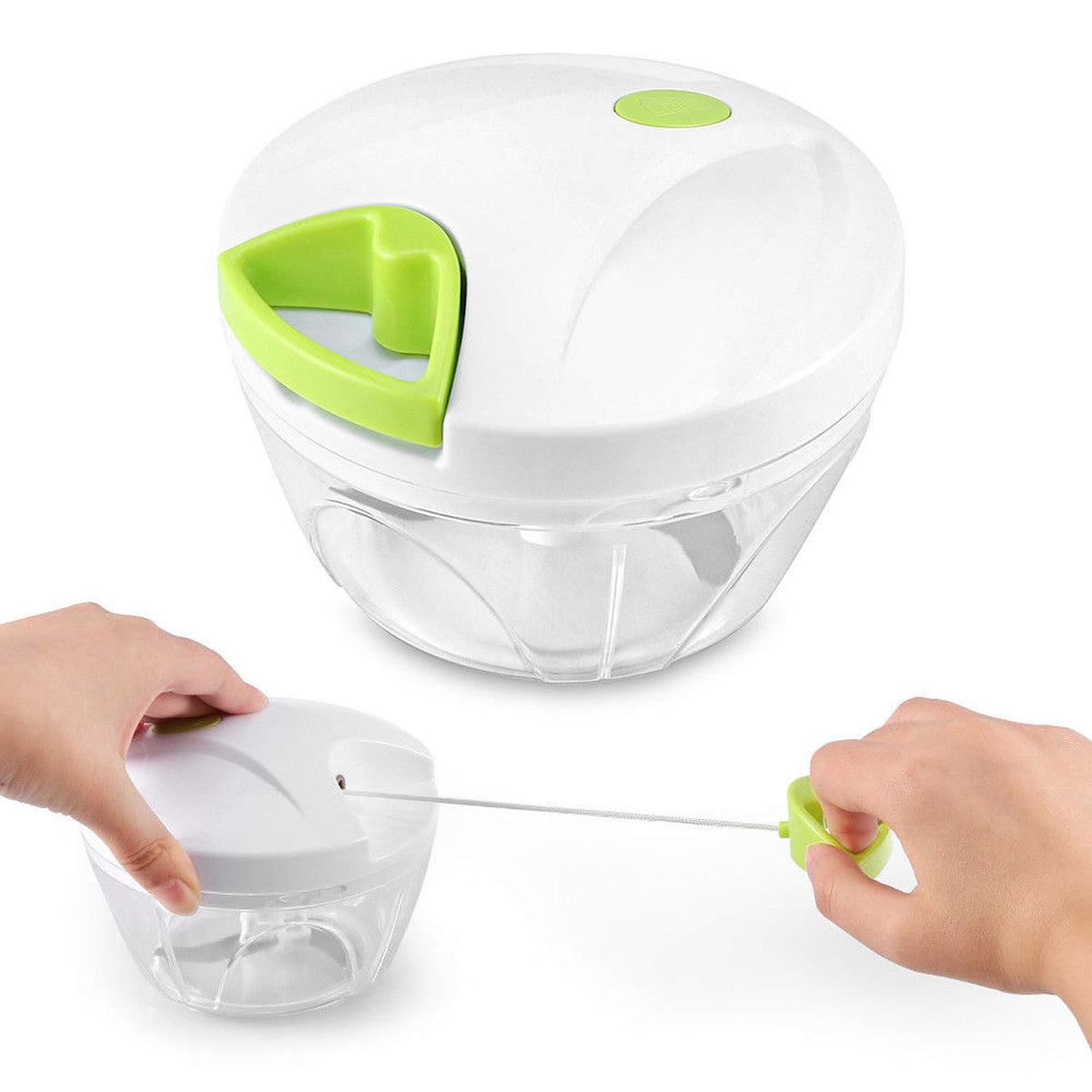 Speedy Chopper Multi-Use Turbo Cutter – Mini Handy Manual Vegetable & Fruit Chopper | Heavy-Duty (Random Color)