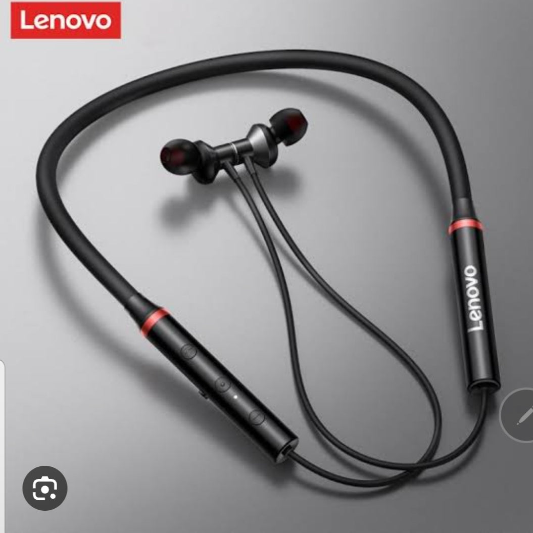 Lenovo Neckband Wireless Bluetooth Earbuds Stereo Earphones Bluetooth In-Ear Headphones Airpods Premium Quality