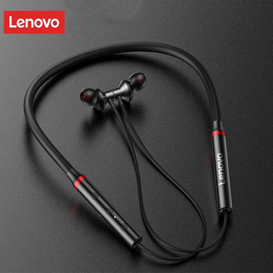 Lenovo Neckband Wireless Bluetooth Earbuds Stereo Earphones Bluetooth In-Ear Headphones Airpods Premium Quality