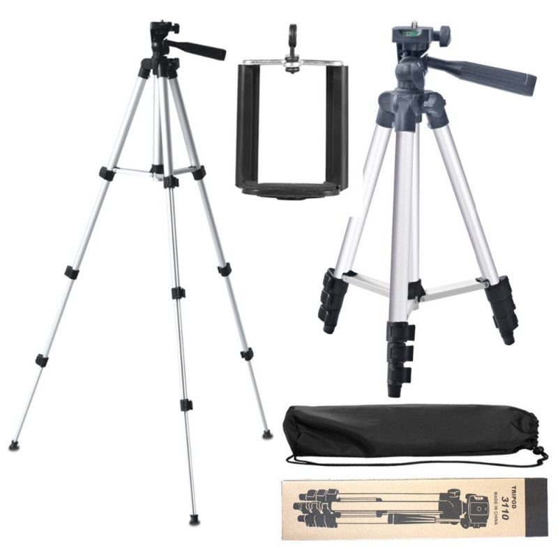 3-In-1 Professional Camera & Mobile Tripod Stand – Adjustable & Foldable
