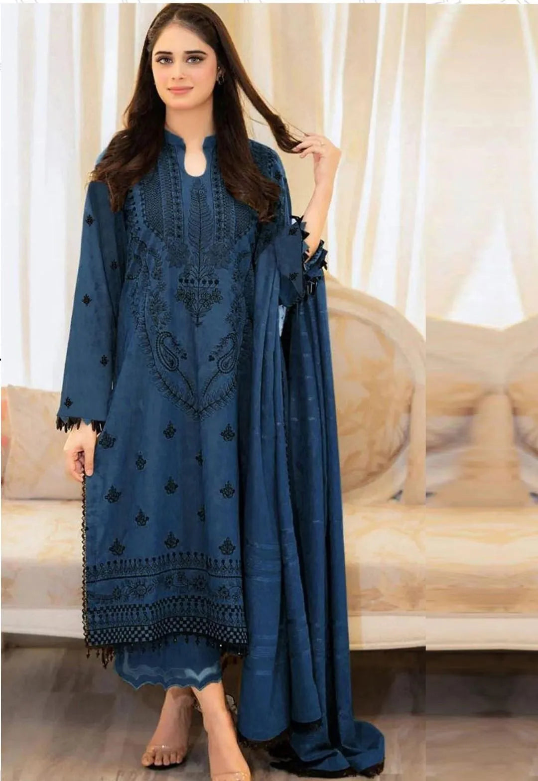 HIT CODES BY LIBAAS 3 Pcs Unstitched Embroidered Suit