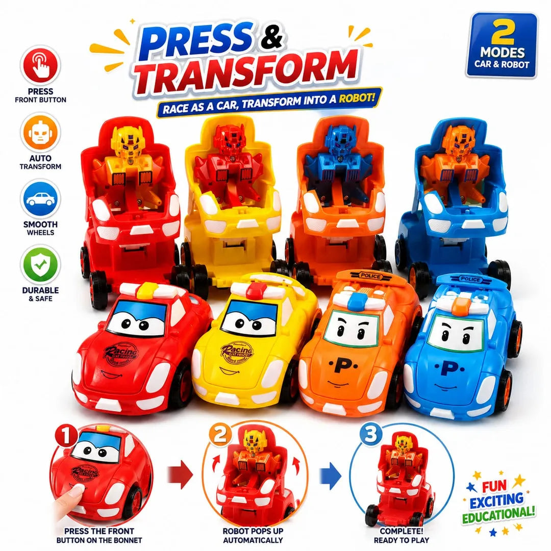 Boy's Plastic City Road Design Car