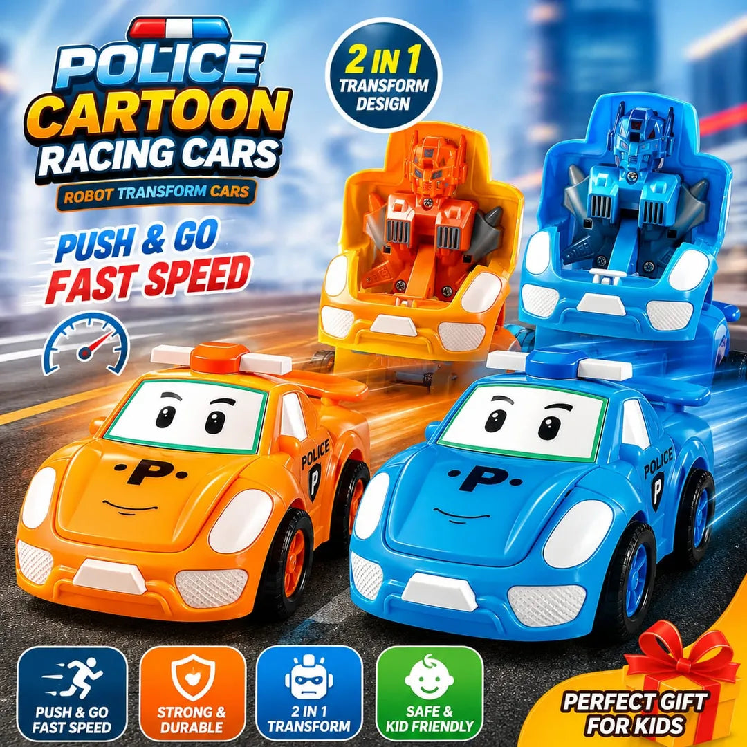 Boy's Plastic City Road Design Car