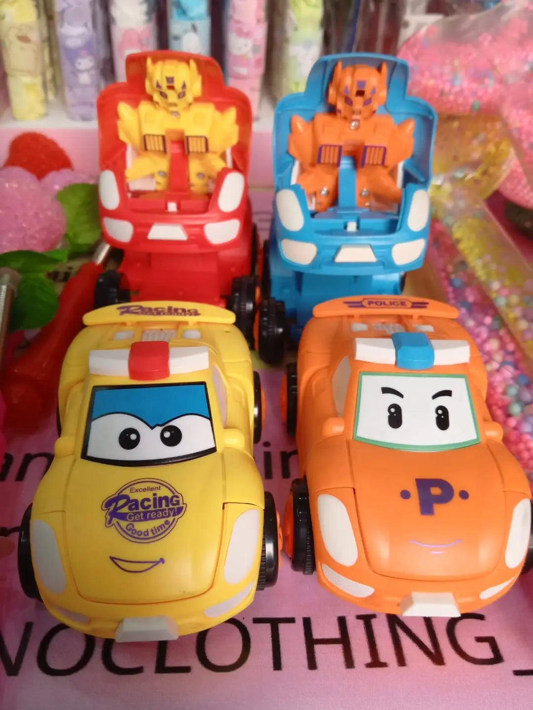 Boy's Plastic City Road Design Car