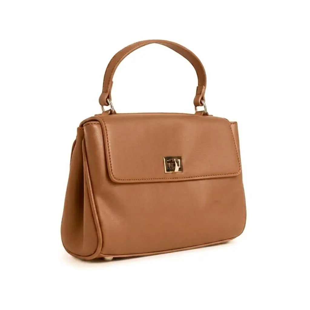 Girl's Faux Leather Plain Tote Bags