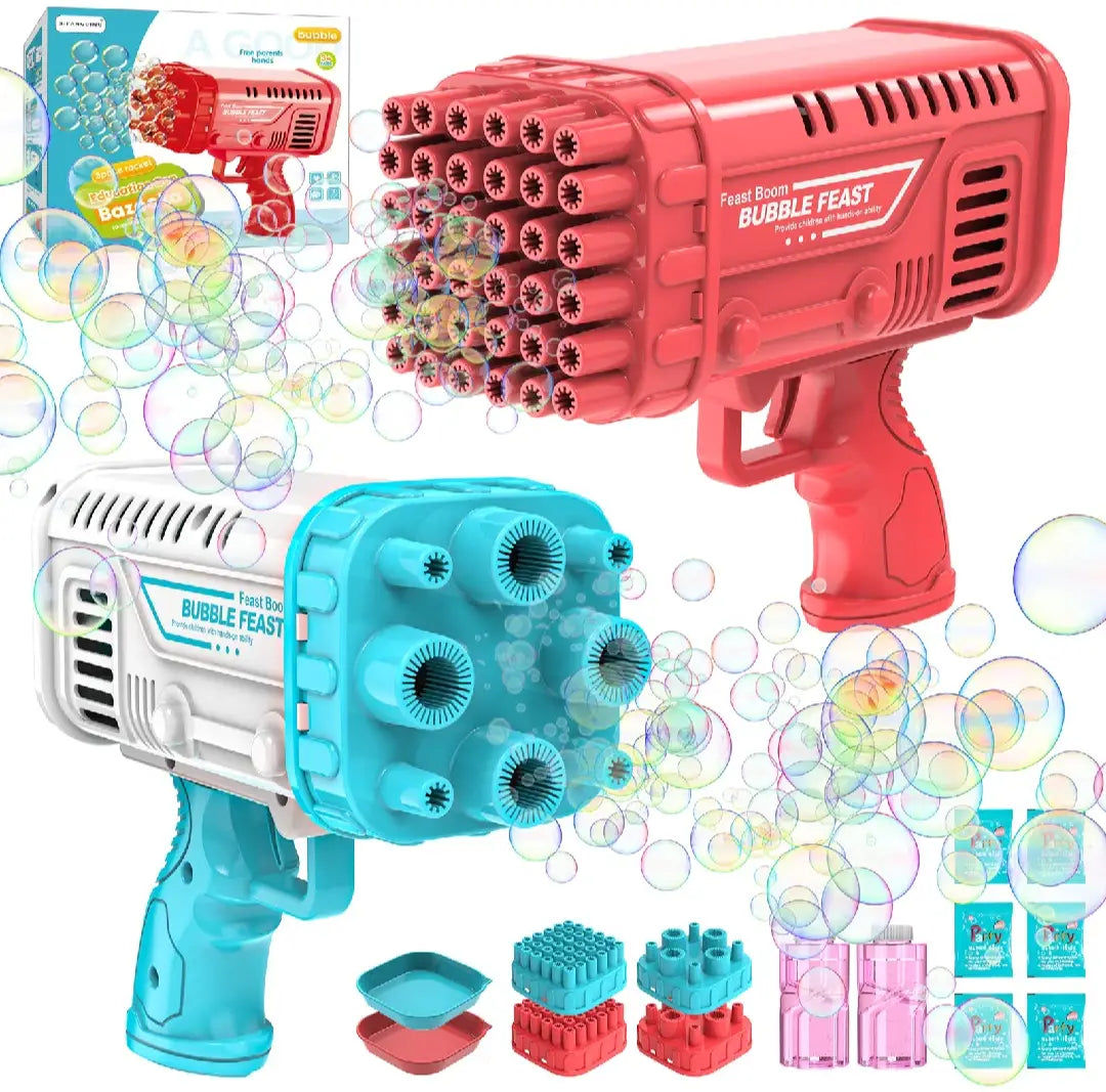 Boy's Plastic Electric Drive Set Bubble Gun