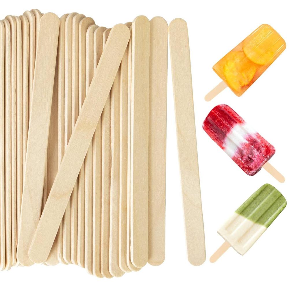 Wooden Ice Cream Sticks for Kids & Parties