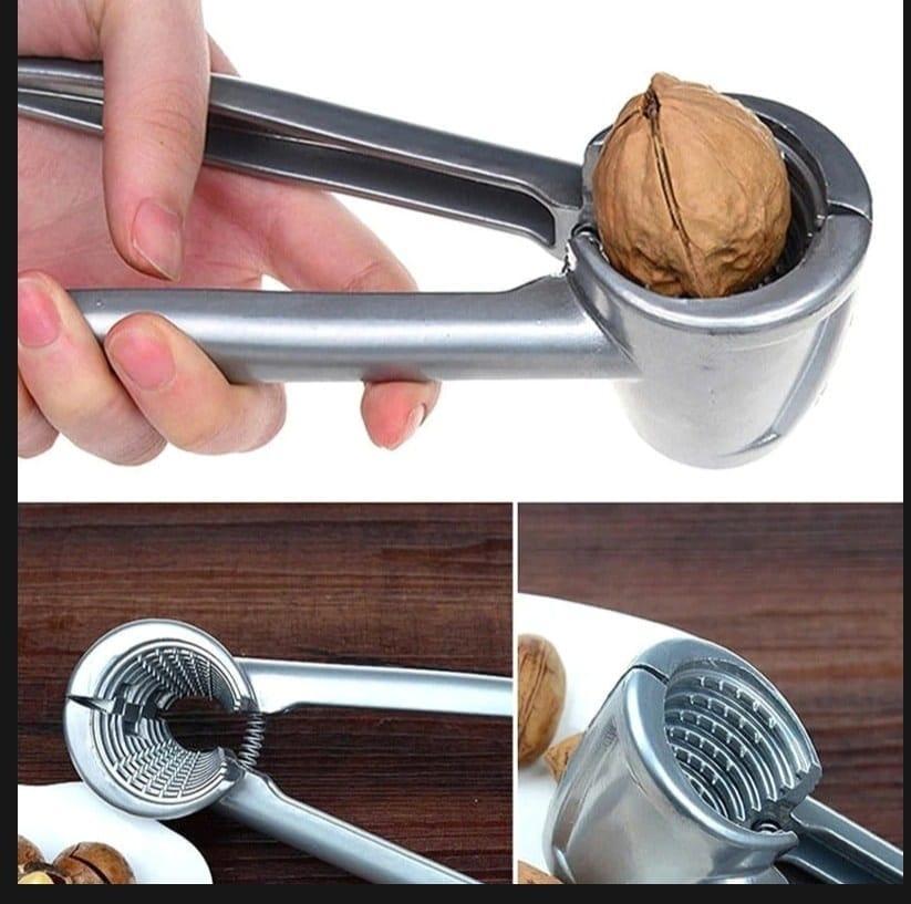 Stainless Steel Walnut Opener Silver Kitchen Tool