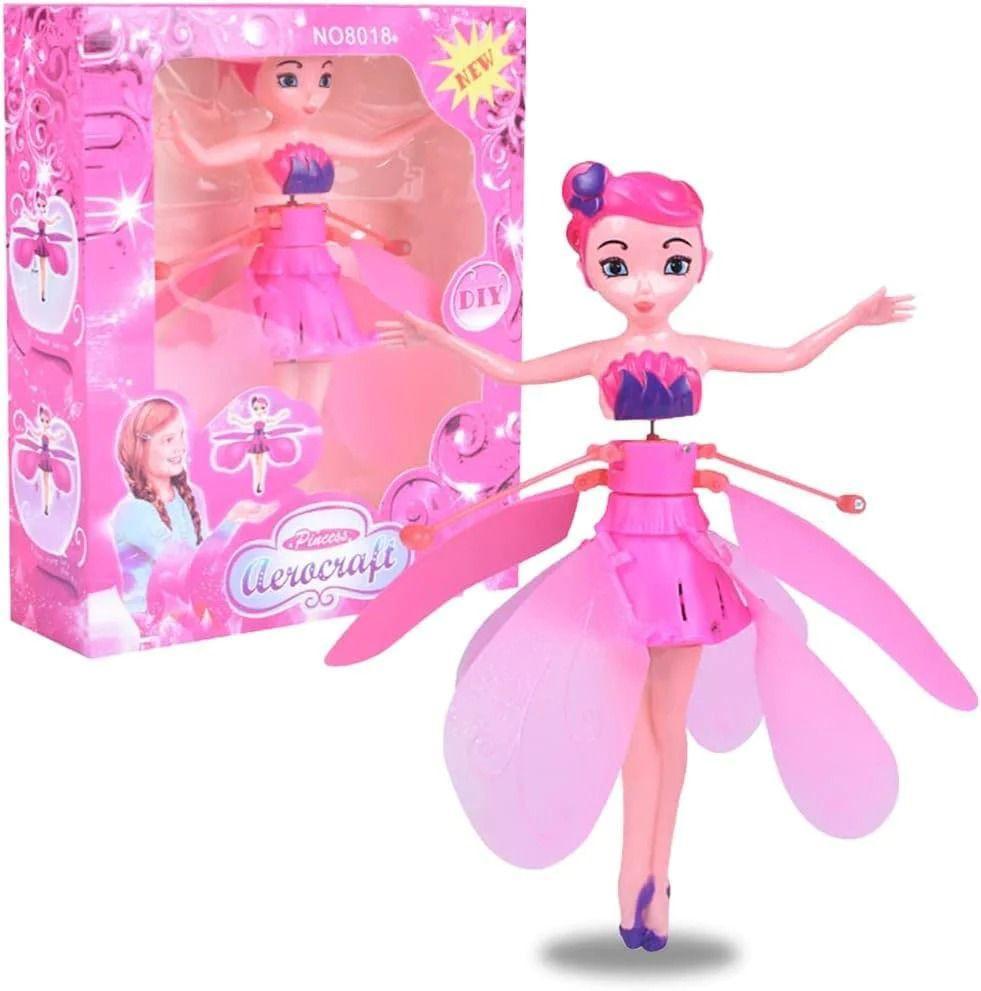 Flying Fairy Doll Rechargeable Pink Flight Toy