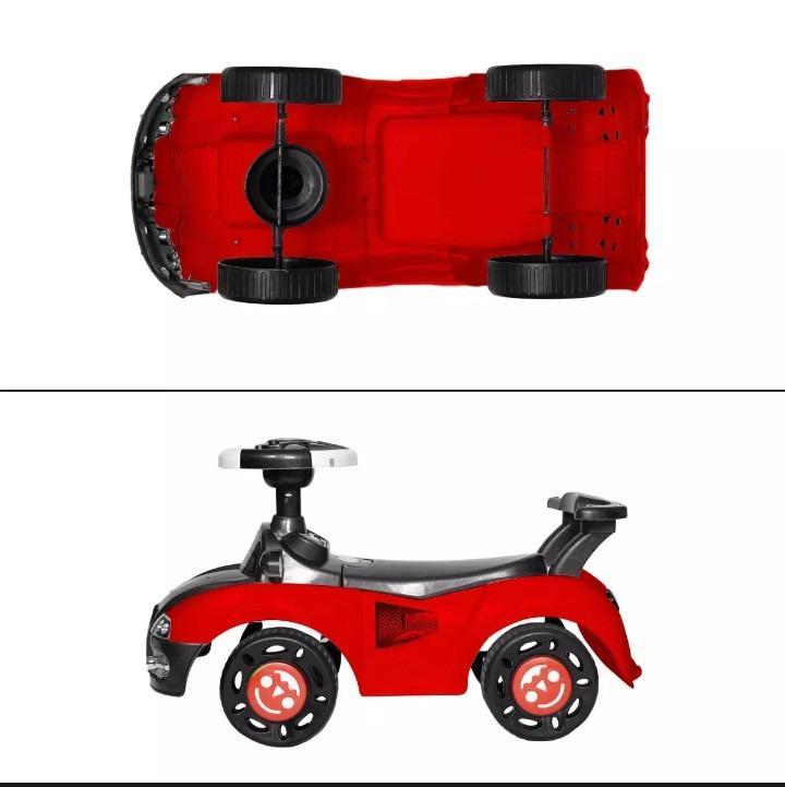 Kids Stroller Car Red Yellow Plastic Safety Ride