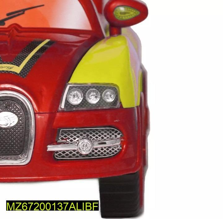 Kids Stroller Car Red Yellow Plastic Safety Ride