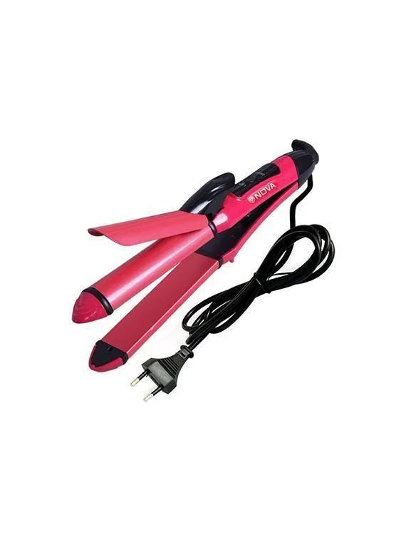 Nova 2-in-1 Hair Styling Set Pink ABS