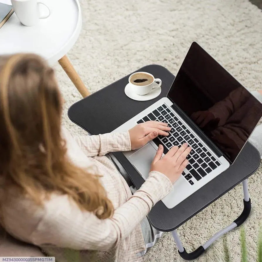 Black Laptop Table for Home Office Study Use