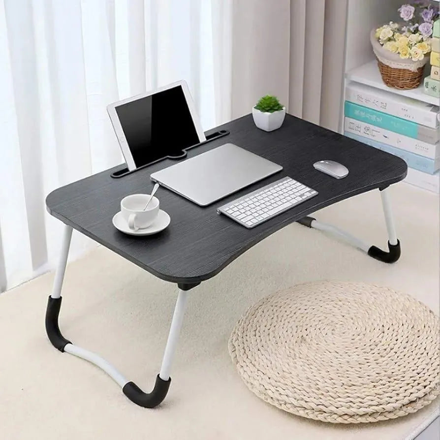 Black Laptop Table for Home Office Study Use